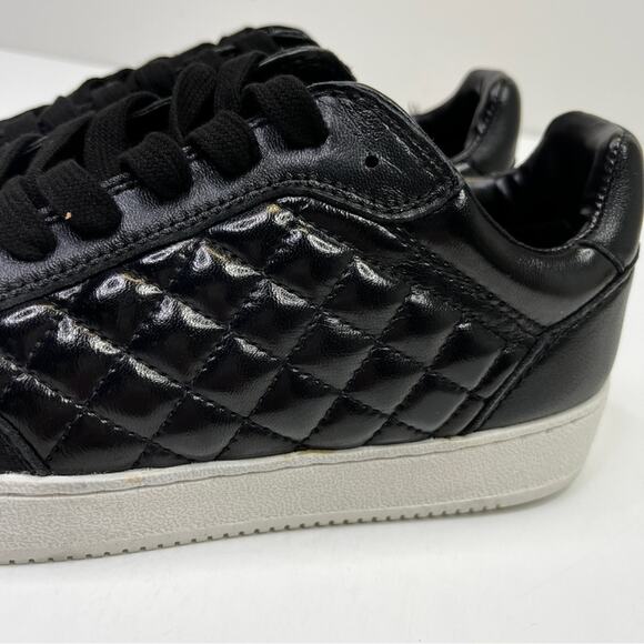 DKNY Oriel Quilted Lace Up Low Top sneakers black - 8.5 - Picture 8 of 12